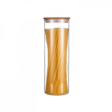 Bambuk qapaqlı saxama qabı 21 sm