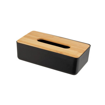 Чёрная коробка для салфеток Rotello