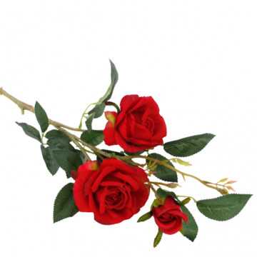 Искусственное растение Rose x 3
