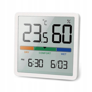 MIIIW Comfort Temperature and humidity clock