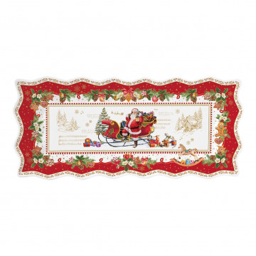 Christmas Memories Yeni il servis qabı 40x18 sm