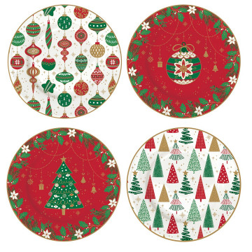 Jingle Bells Yeni il dördlü kasa dəsti 19 sm
