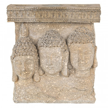 Buddha Üç bölməli şamdan 16x6x17 sm
