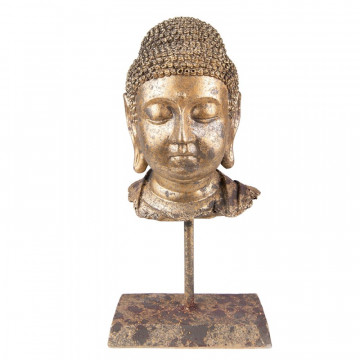 Buddha başı heykəlciyi 13x9x25 sm