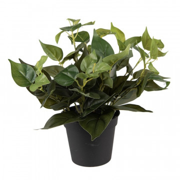Декоративное зеленое искусственное растение 29х33 см