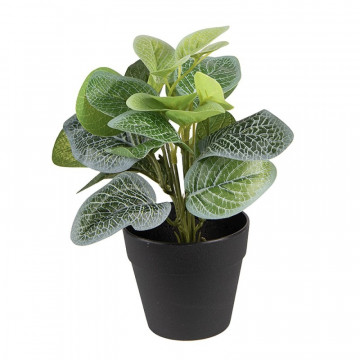 Декоративное зеленое искусственное растение 20x22 см