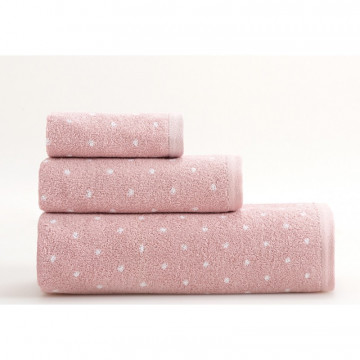 Efficiency dots Розовое полотенце 50х100 см