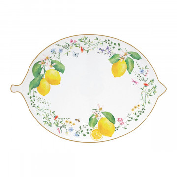 Fleurs Et Citrons Servis qabı 30x21.5 sm