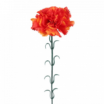 Süni gül Carnation Orange L149-05