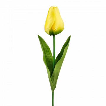 Süni gül Tulip Yellow L777-04