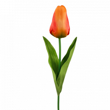 Süni gül Tulip Orange L777-05