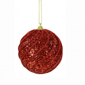 NCE-3326 Qırmızı yeni il oyuncağı 10 sm, 6 ədəd