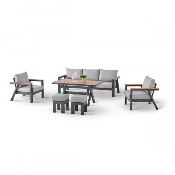Комплект садовой мебели Milas Anthracite