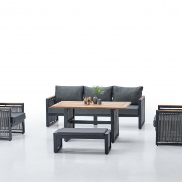 Комплект садовой мебели Nevada Anthracite