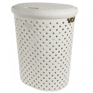 Rattan Qapaqlı ağ səbət 42 l