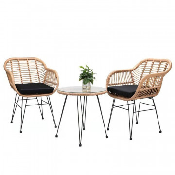 TX-M2734 Rattan sehpa dəsti 2+1