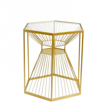 JS Золотая консоль 56x55x49 см