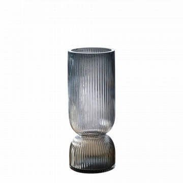 Dekorativ şüşə güldan 10x25 sm