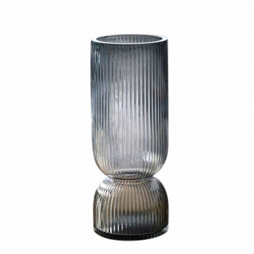 Dekorativ şüşə güldan 10x31 sm