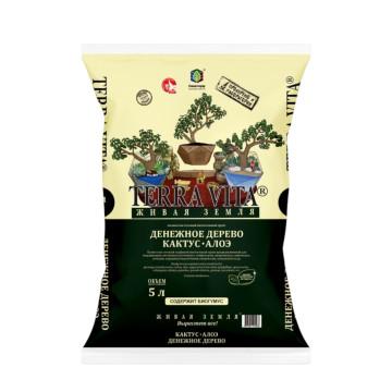 Torpaq Kaktus-Aloe-Pul ağacı 5 L