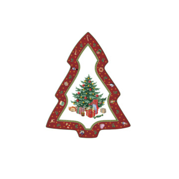 Yeni İl Servis Boşqabı Şam Ağacı