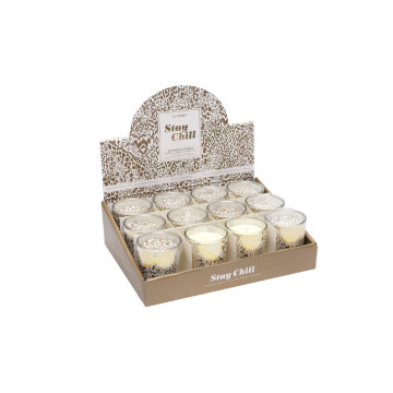 Aromaterapiya Şamı Qızılı (Kiçik)