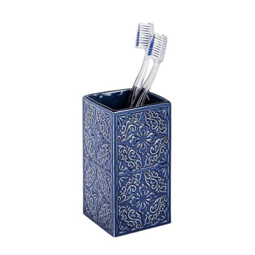 Cordoba Keramik Diş Fırçası Qabı – Tünd Göy