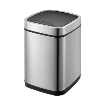 Zibil vedrəsi 9L pedal ilə, mat polad