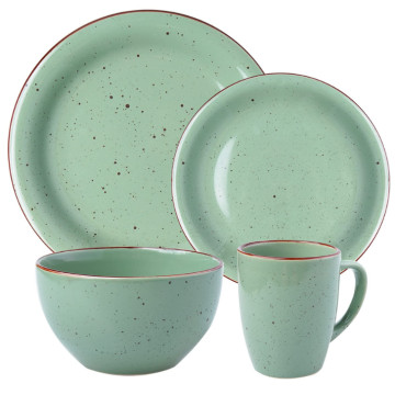 Yemək Dəsti Açıq Mentol 10,5+8+7+8"