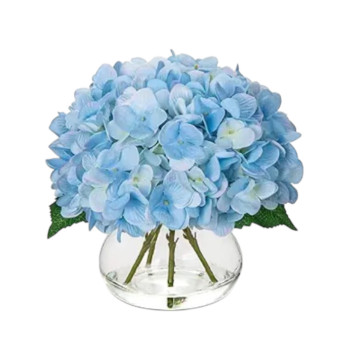 Süni Gül – Qortenziya (Açıq Mavi)