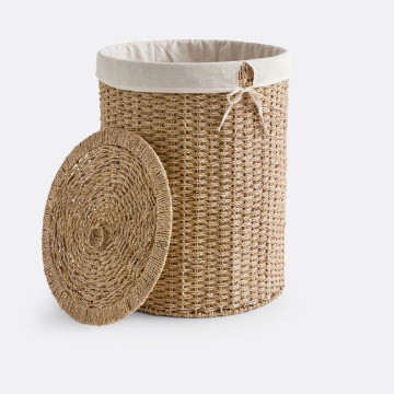 Həsir Kirli Paltar Səbəti Böyük Bej  43x55 sm