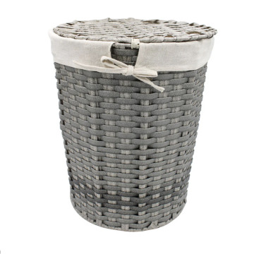 Həsir Kirli Paltar Səbəti Orta Boz 38x46 sm