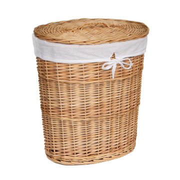 Həsir Kirli Paltar Səbəti Böyük Bej