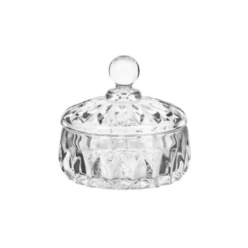 Şüşə Konfet Qabı Qapaqlı