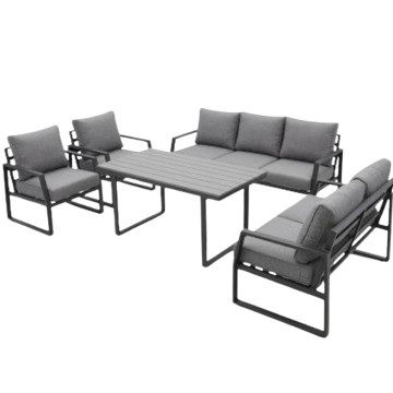 Bağ Oturma Dəsti Boz