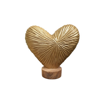 Dekor Ürek Qızılı 17.4x7.0x16.5sm