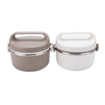 Lunch Box Germetik Qapaqlı Tək Qatlı 1L Mix Rəngdə