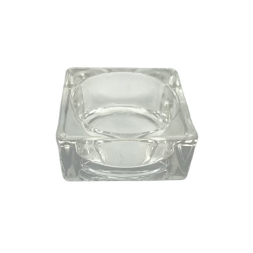 Şüşə Şamdan Dördkünc 5x5 sm