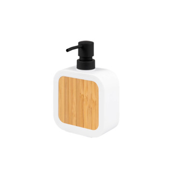 Maren Mayə Sabun Dispenserı Ağ/Bamboo