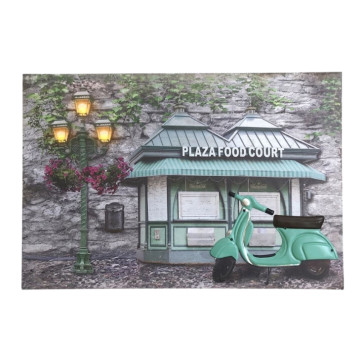 3D Pano Motosiklet 62.5x39x43 sm