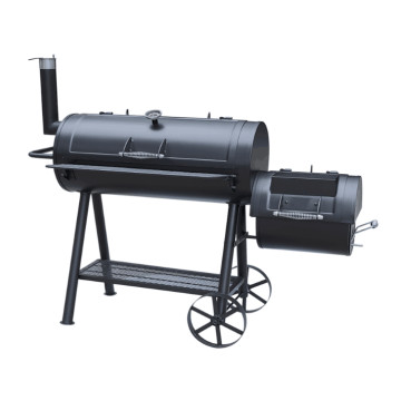 BBQ Manqal Kömürlüklü+Baca+2xTəkərli 155x78x132sm