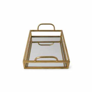Dekorativ Sini Güzgülü Kiçik 49.5x26.5x12 sm