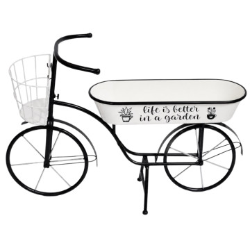 Metal Çiçəklik Velosiped 95x22x34sm