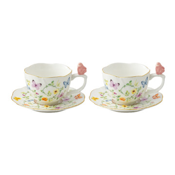 2-li Çay Fincanı və Nəlbəki Dəsti – 120 ml